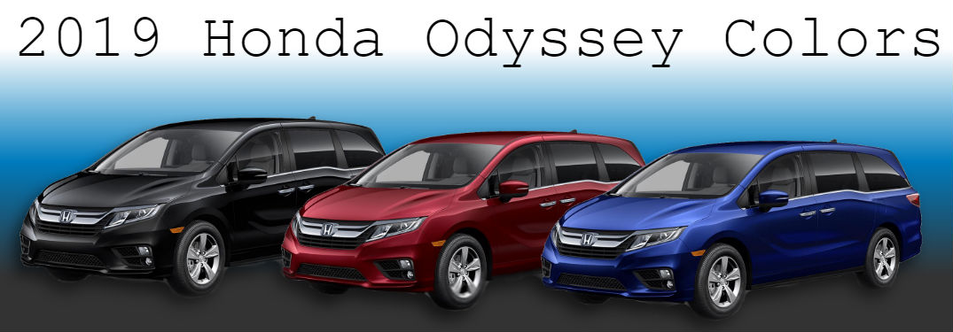 2019 Honda Odyssey Exterior Colors Honda Engine Info