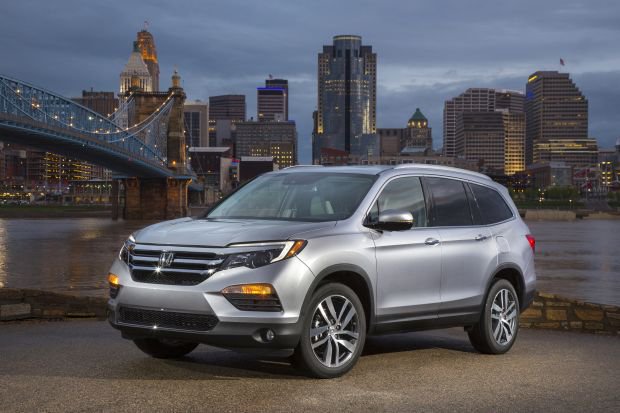 2020 Honda Pilot White Touring