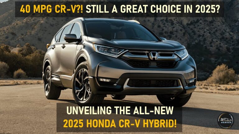 Unveiling the 2025 Honda CR-V: A Pinnacle of Automotive Evolution